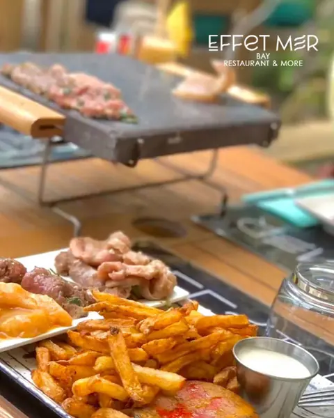 Pierrade et frites maison